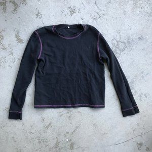 Bundle Sale! Black Waffle Knit Top